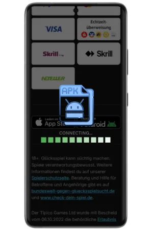 Tipico APK Installationsprozess Android