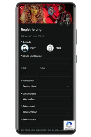 Tipico Registrierung Adresse bestätigen