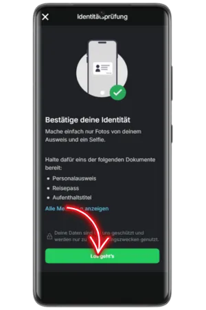 Tipico Registrierung App Identität verifizieren