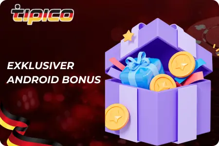 Tipico Android Exklusiver Android Bonus